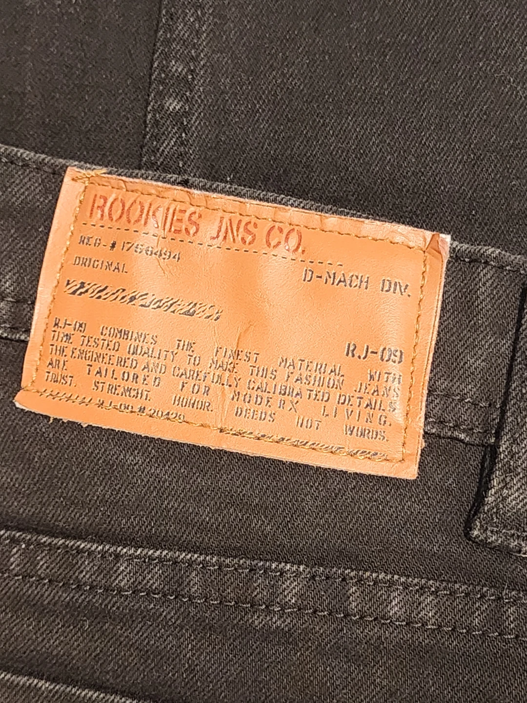 Rookies Jeans Co. "R-09" Dark Wash Size 36 - photo 3