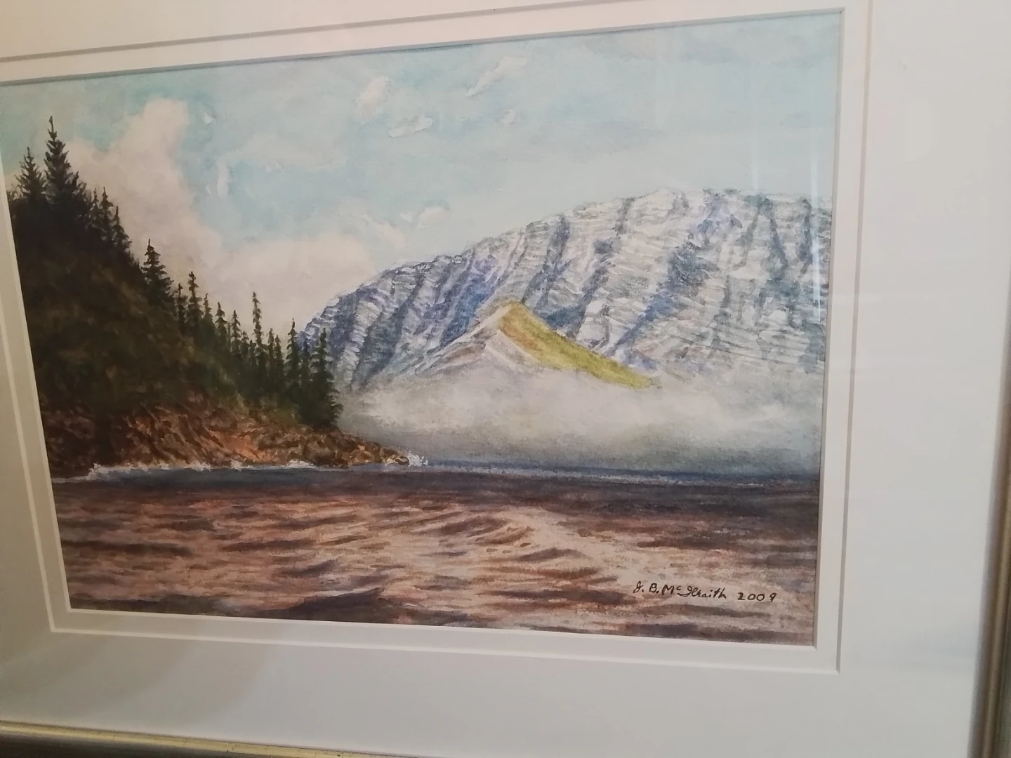 Watercolor Painting J.B. McWraith 2009, 20x16"
