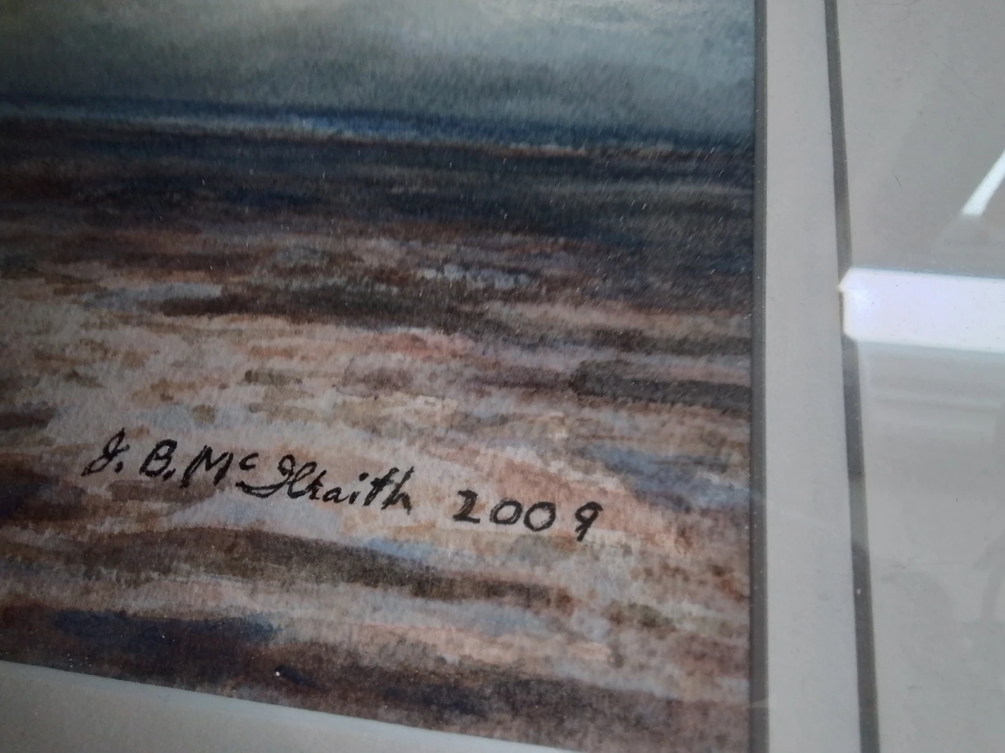 Watercolor Painting J.B. McWraith 2009, 20x16" - photo 3