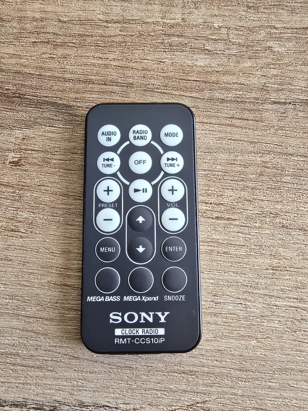 Original Sony RMT-CCS10iP Alarm Clock Radio Remote Control