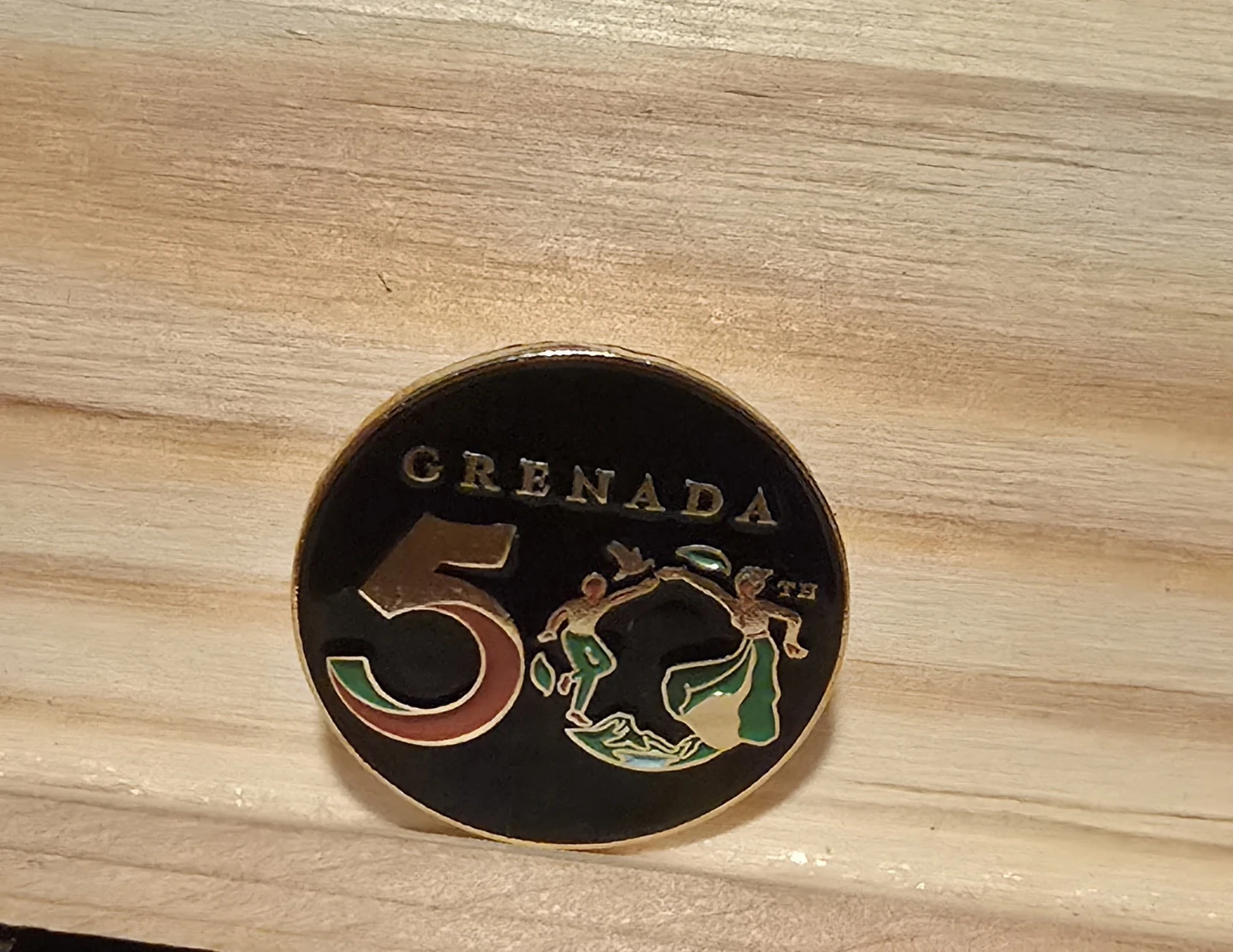 Grenada 50th Anniversary Commemorative Pin