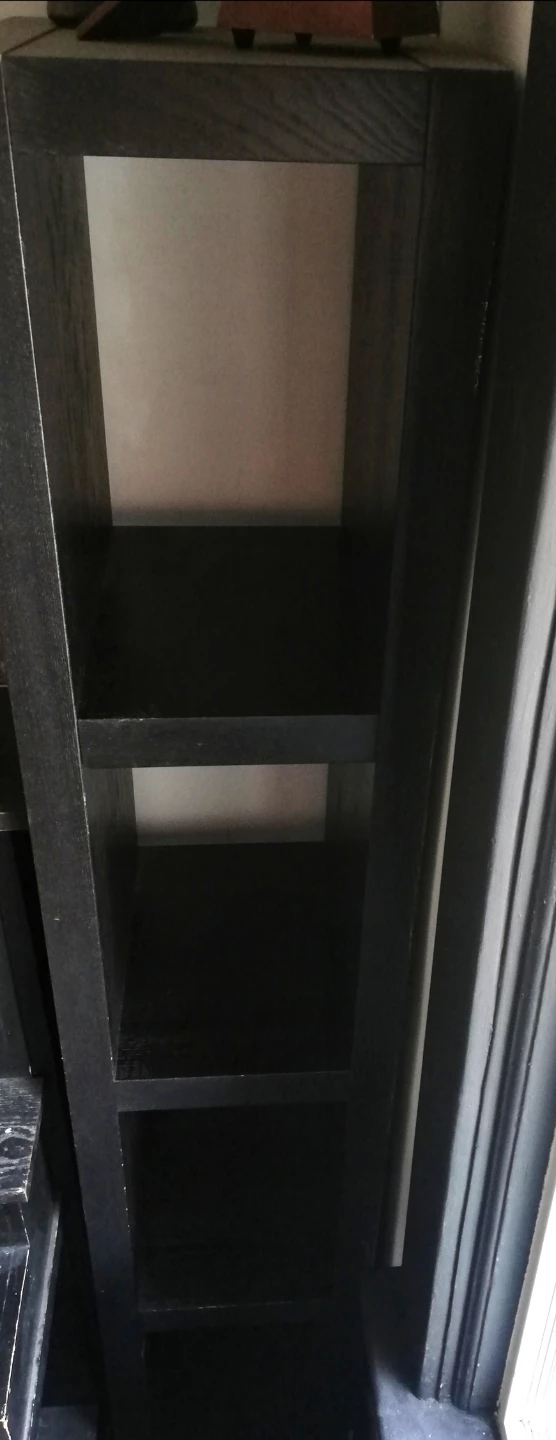 Ikea Black Wooden Bookshelf - photo 2