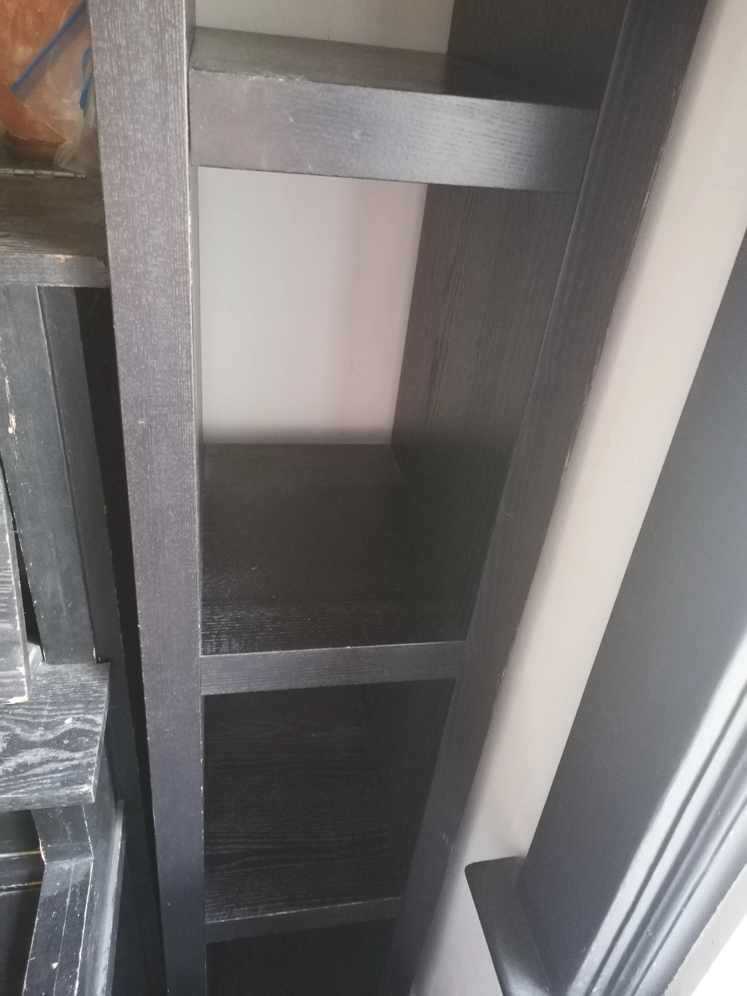 Ikea Black Wooden Bookshelf - photo 4