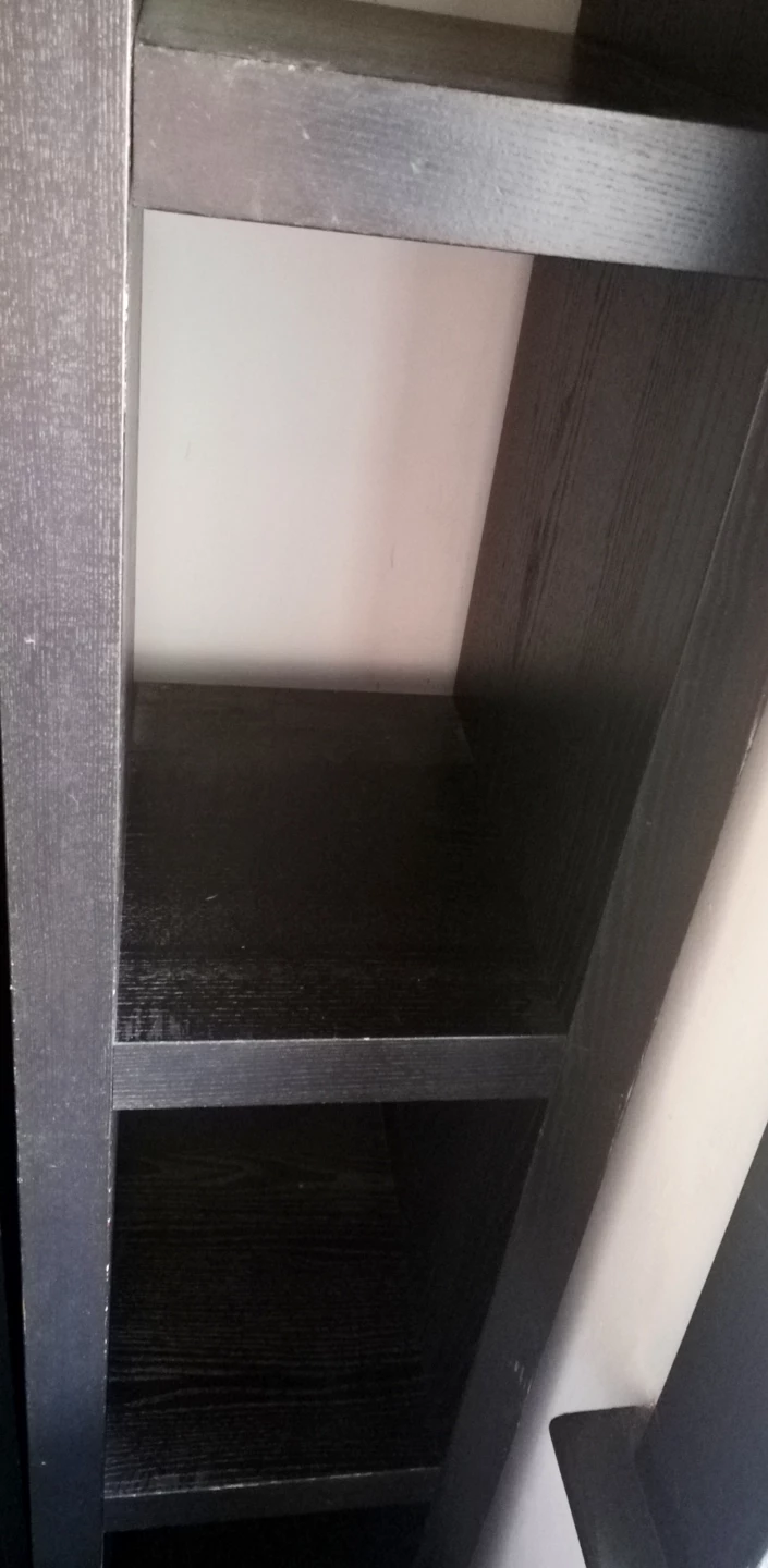 Ikea Black Wooden Bookshelf - photo 5