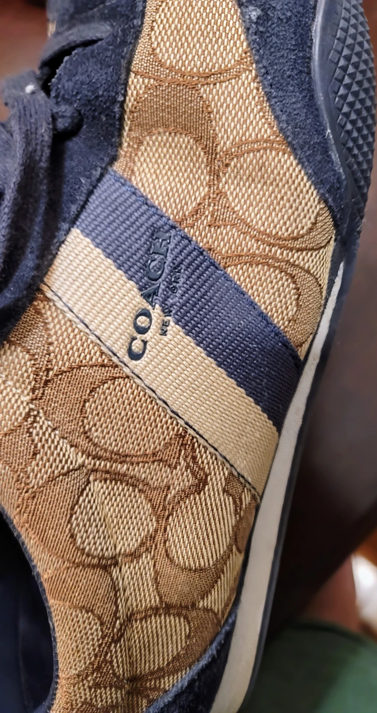 Coach Signature Canvas & Suede Sneakers - photo 4