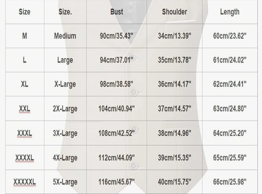 New Black Formal Vest XXL - photo 3