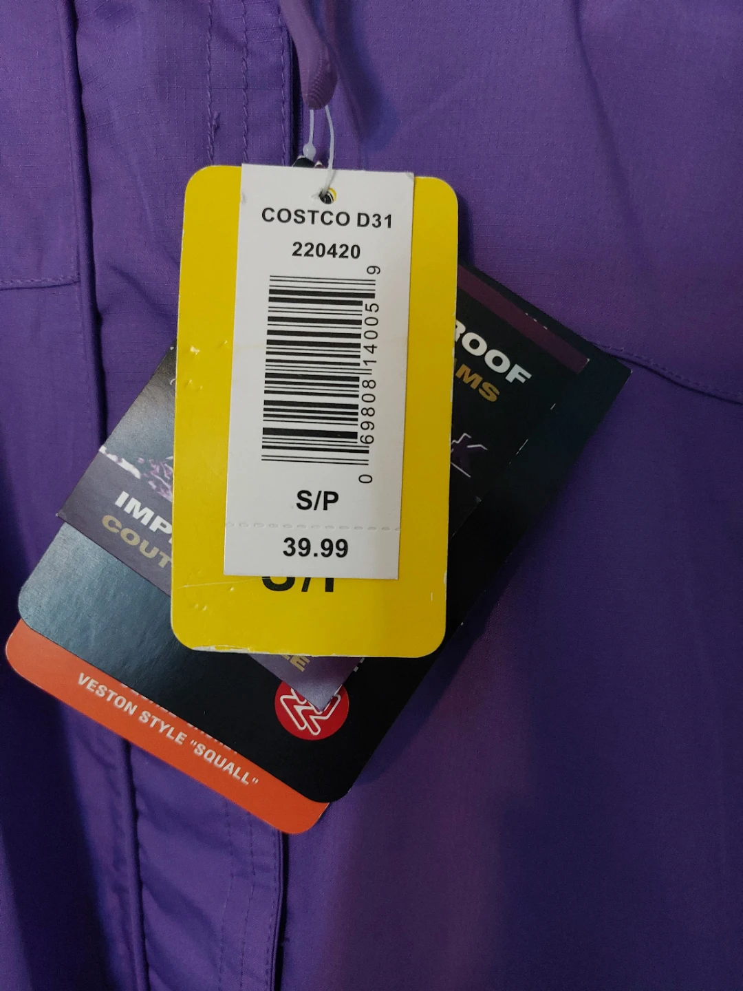 **BRAND NEW** Purple "Squall" Jacket - photo 2