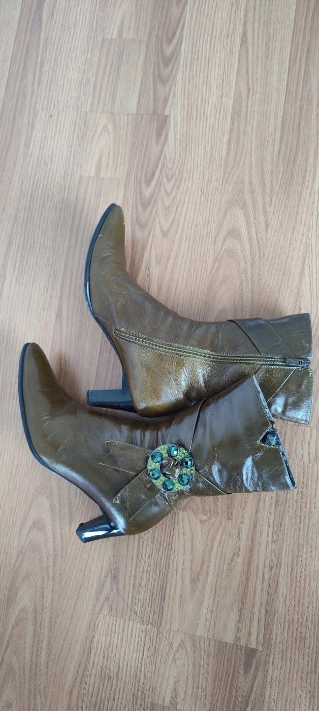 Women's Genuine Leather Ankle Boots - Narrow Ankles - photo 4