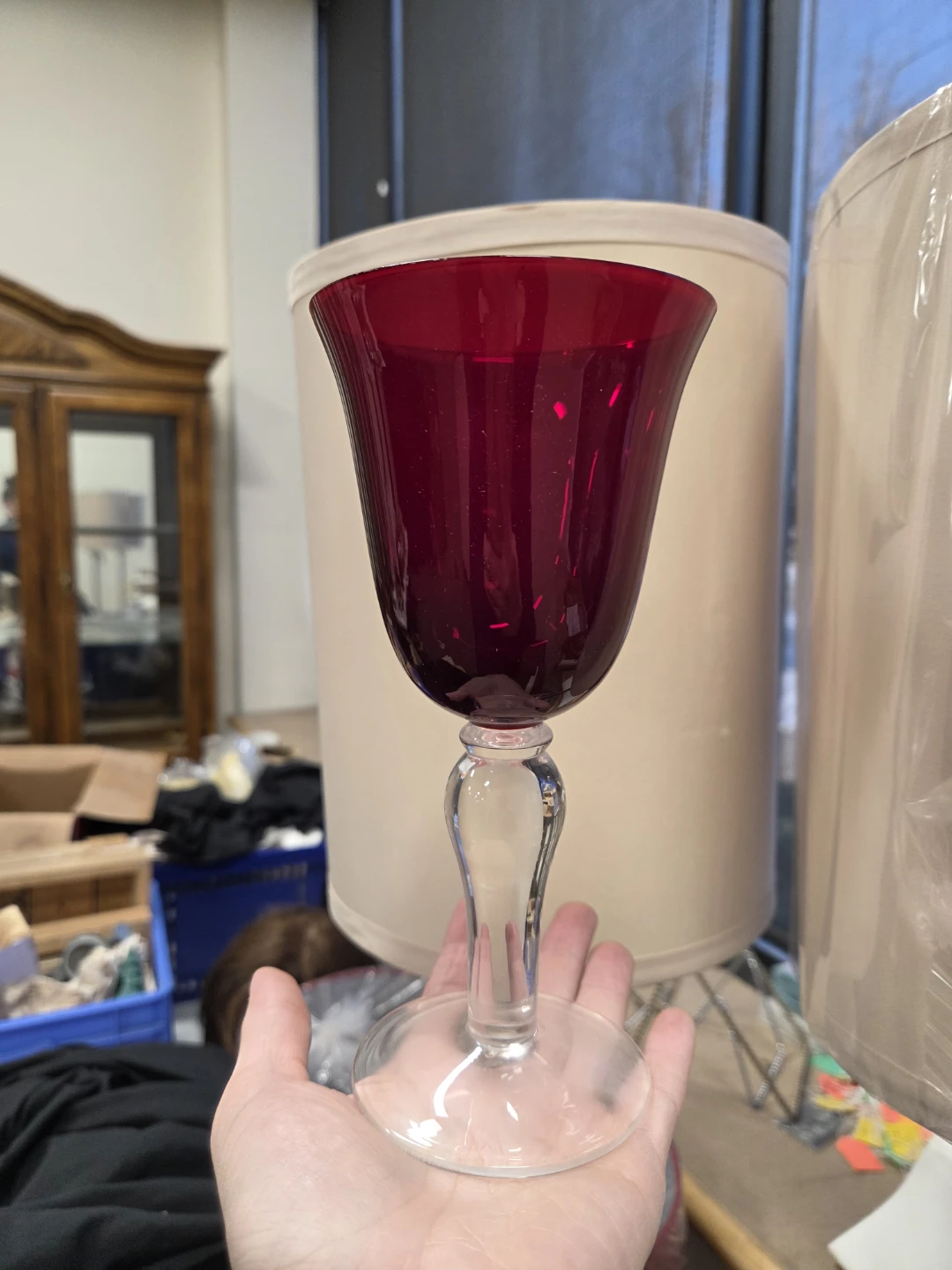 High quality thick base  Red Wine Glasses - Set of 16 - photo 2