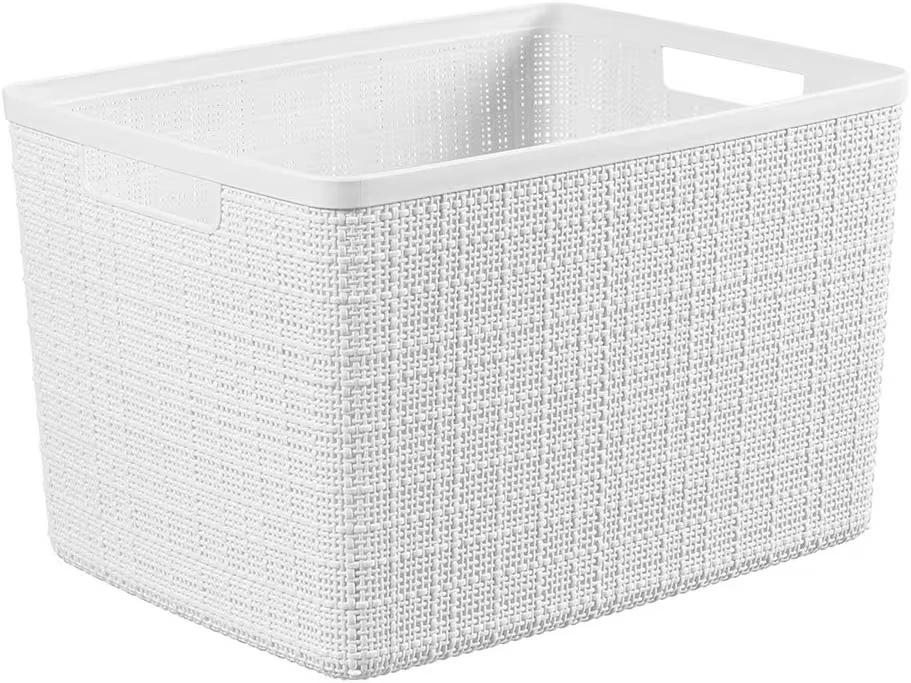 White Woven Storage Baskets (Set of 4) - photo 4