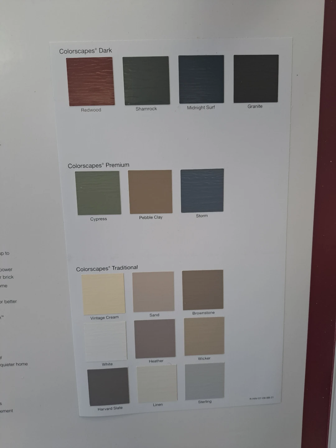 Builders Choice Vinyl Siding Sample - Pebble Clay - photo 2