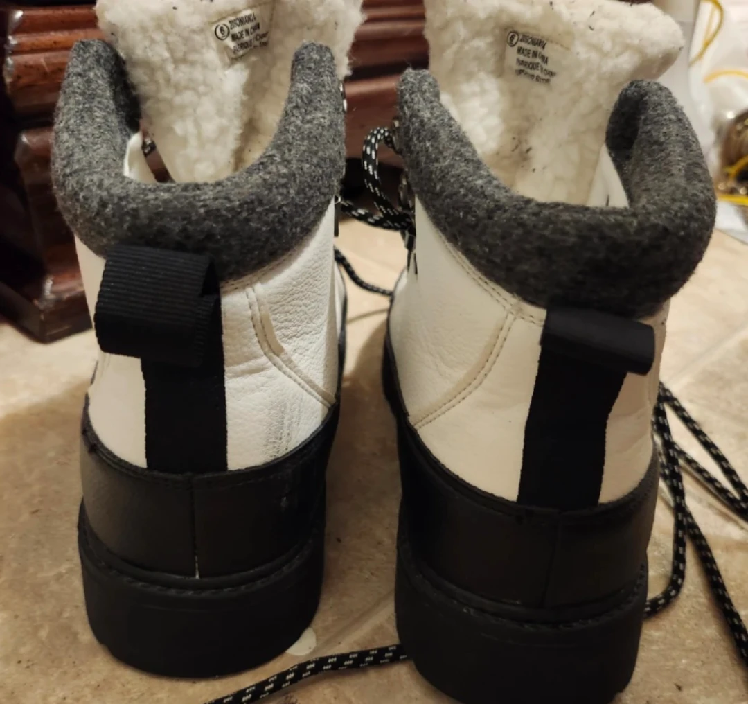 Canadian Made White and Black Winter Boots - photo 5