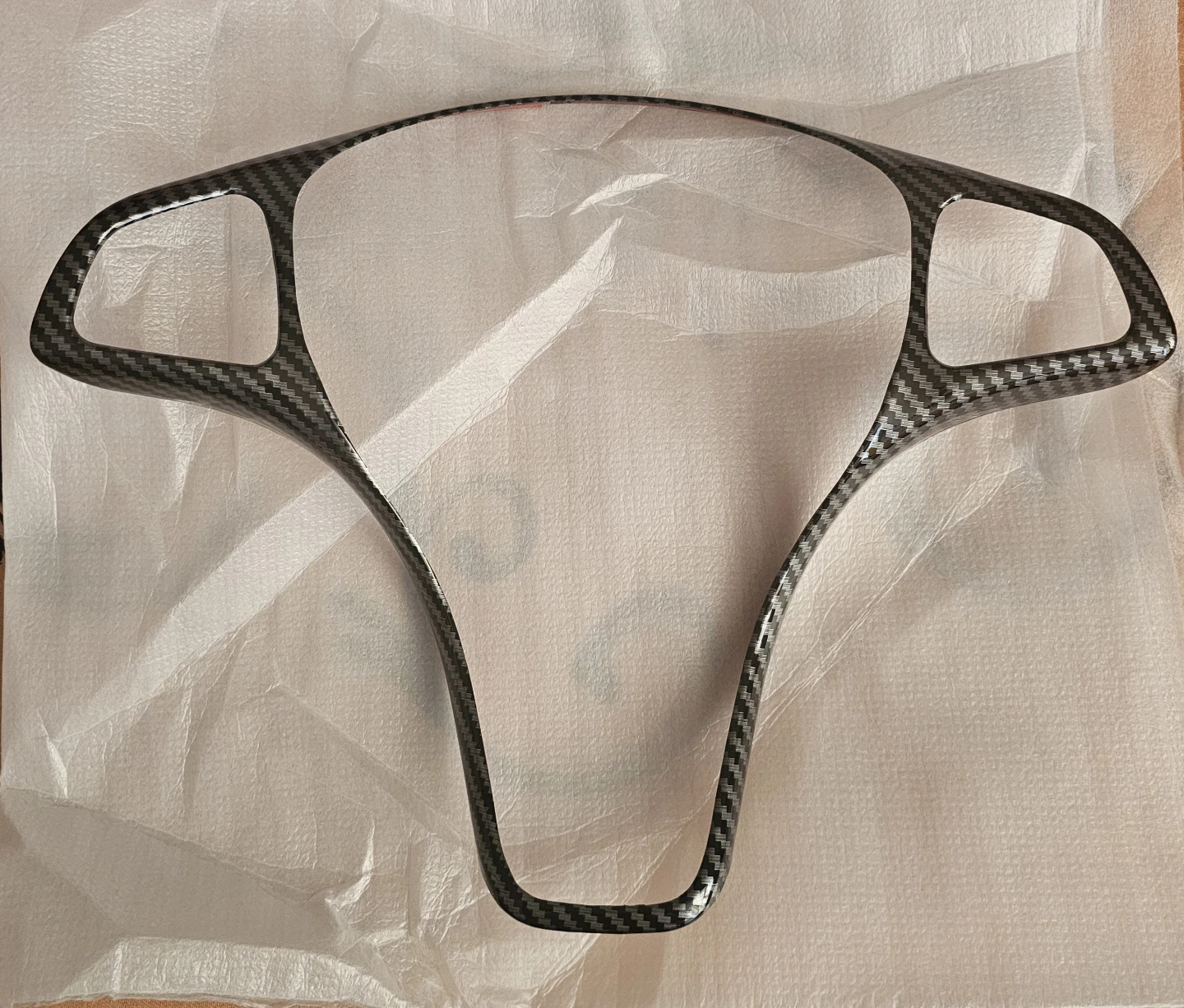 Carbon Fiber Steering Wheel Trim Cover 🌱