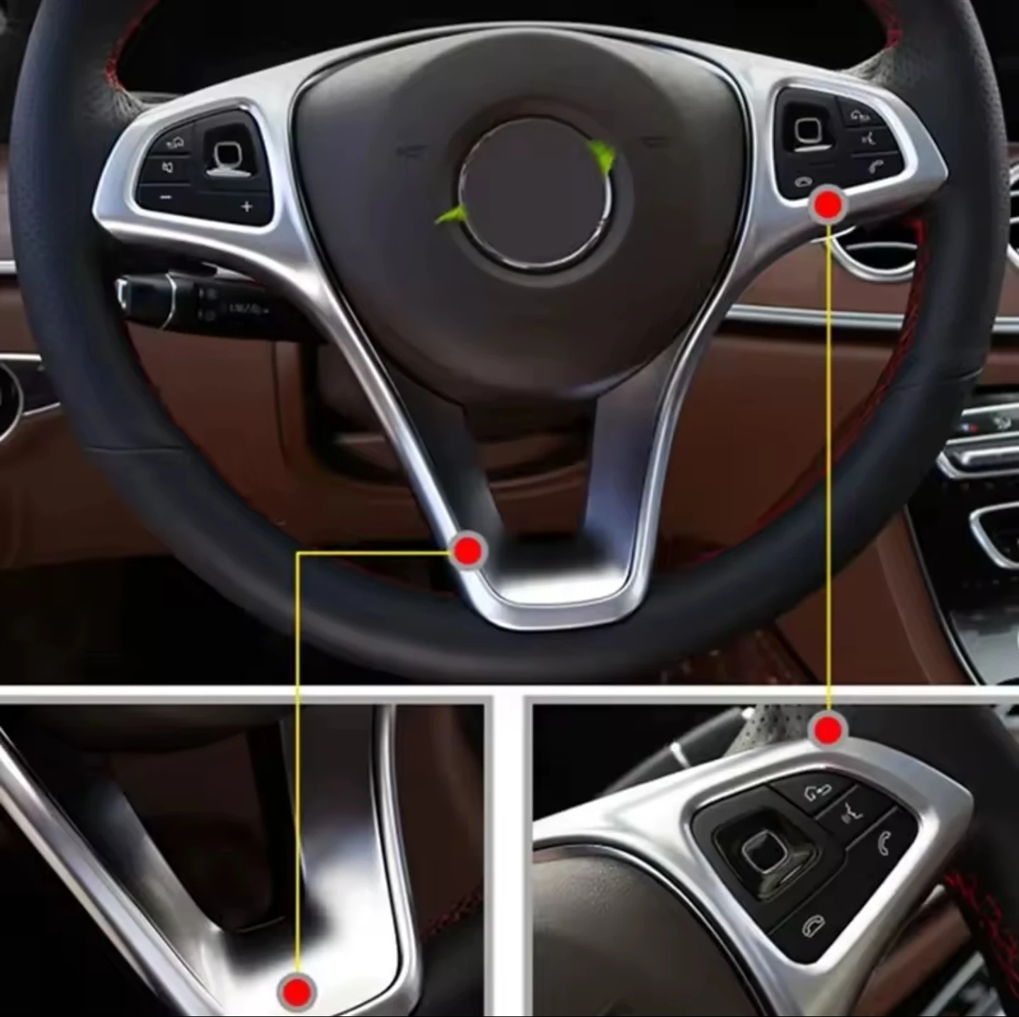 Carbon Fiber Steering Wheel Trim Cover 🌱 - photo 4
