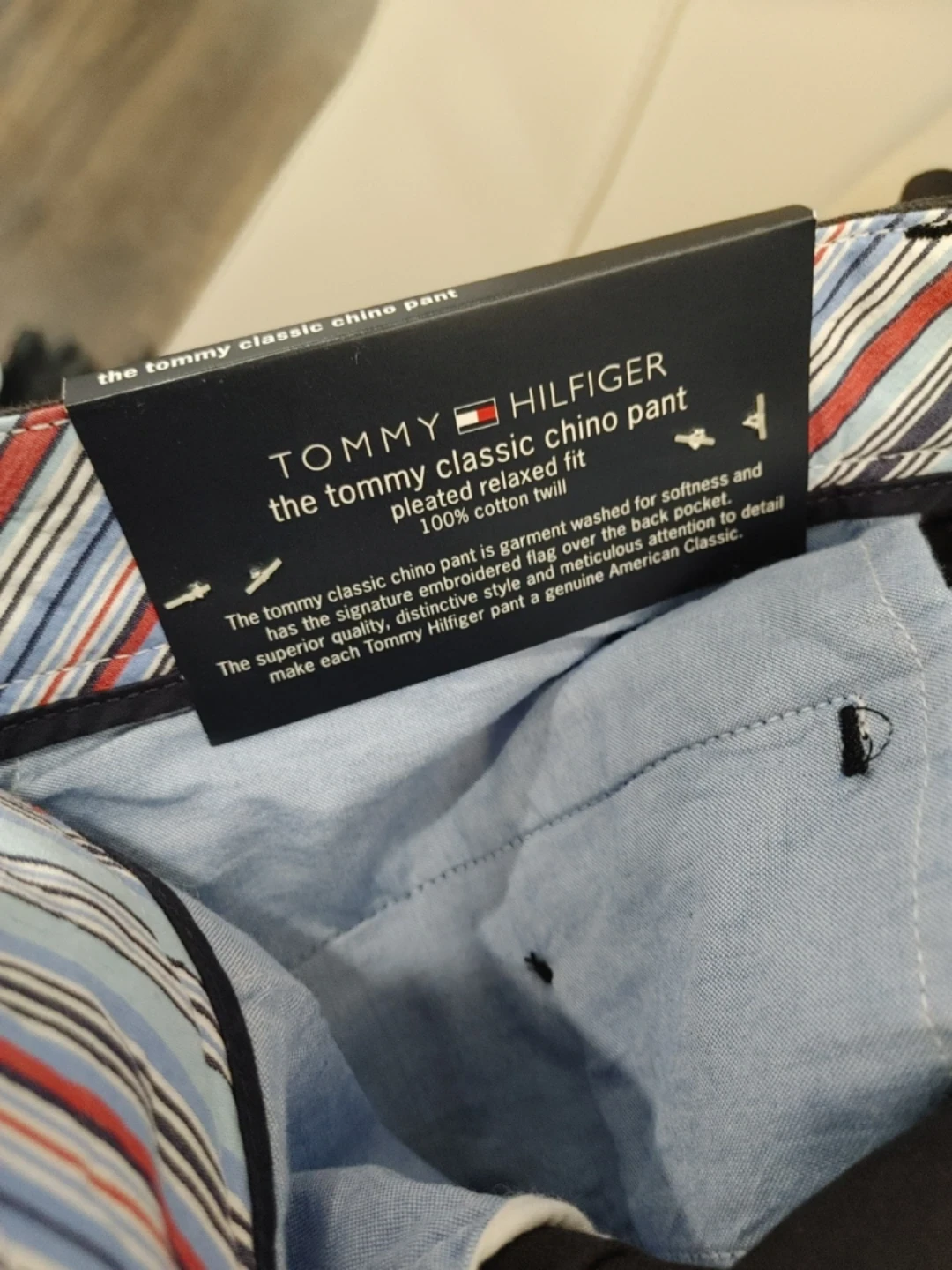 🥕BRAND NEW TOMMY HILFIGER CHINO PANTS MENS SIZE 36 X 29 - photo 4