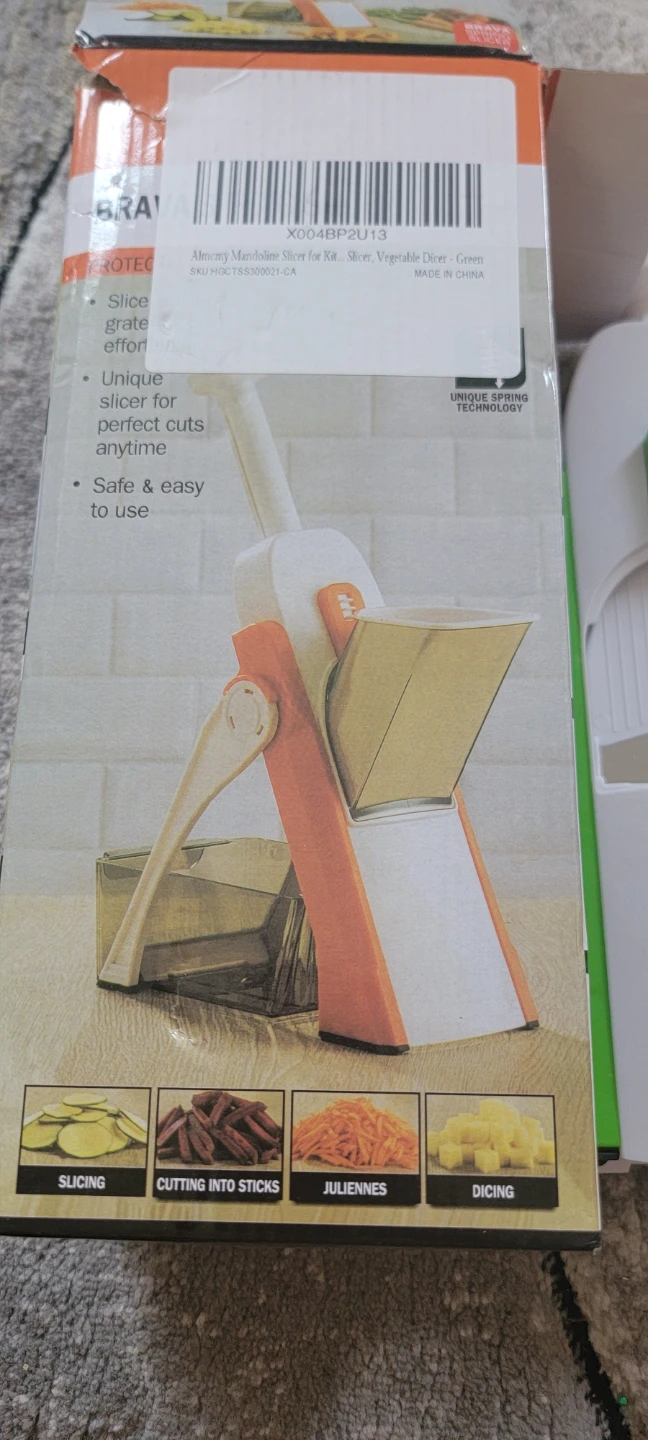 Brava Spring Slicer Mandoline Vegetable Dicer Green - photo 3