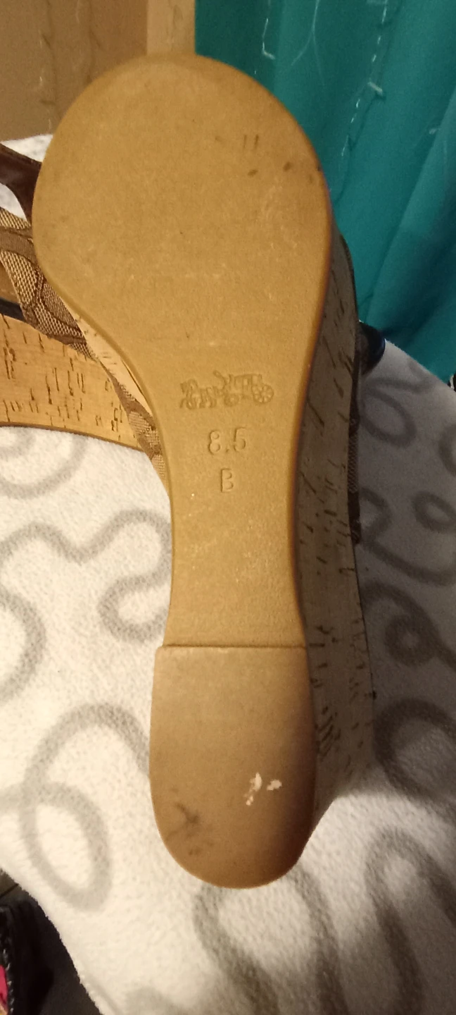 Coach Signature Canvas Wedge Sandals - photo 4
