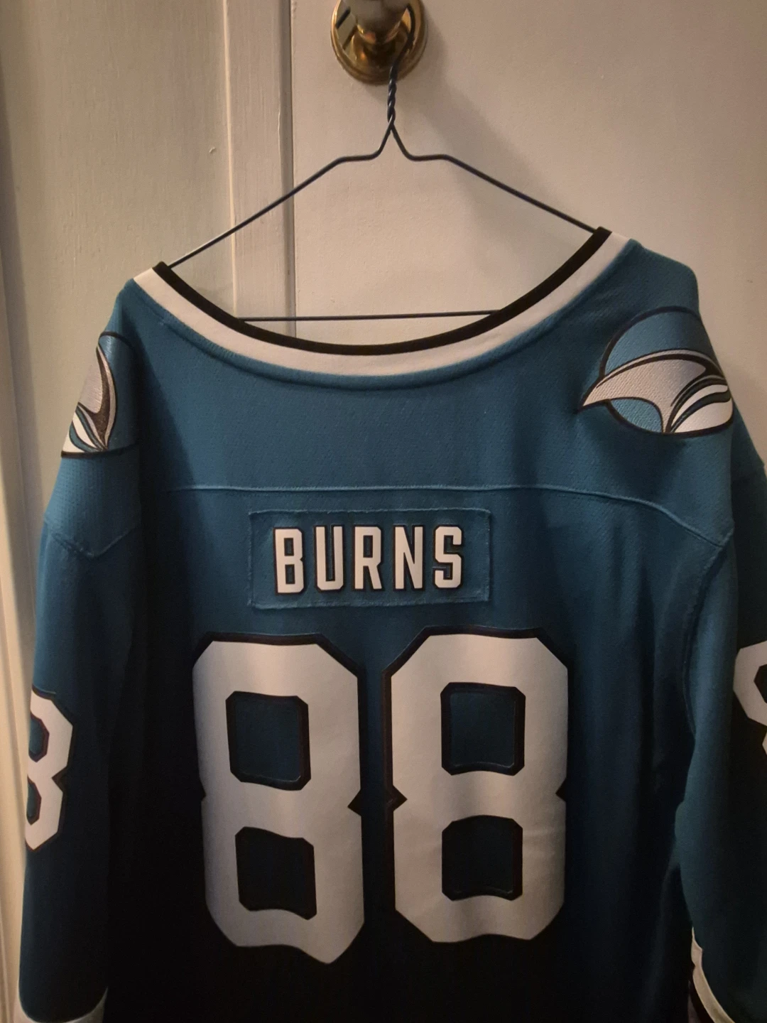 San Jose Sharks "Burns" #88 Hockey Jersey