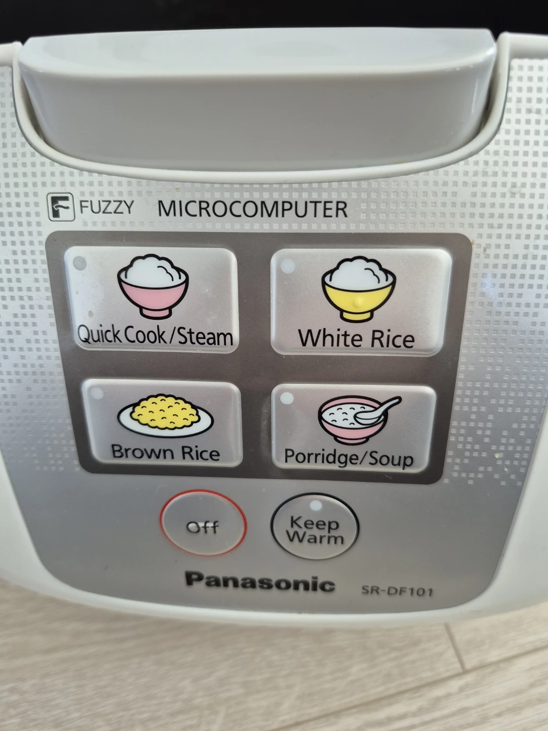 Panasonic SR-DF101 Fuzzy Microcomputer Rice Cooker - photo 3