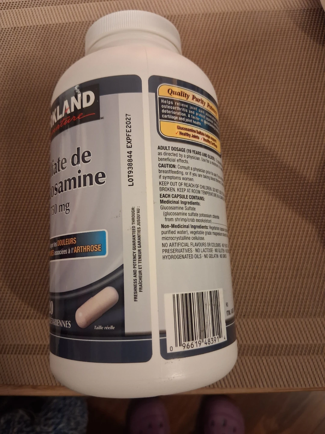 Glucosamine Sulfate 750 mg in Capsules - photo 2