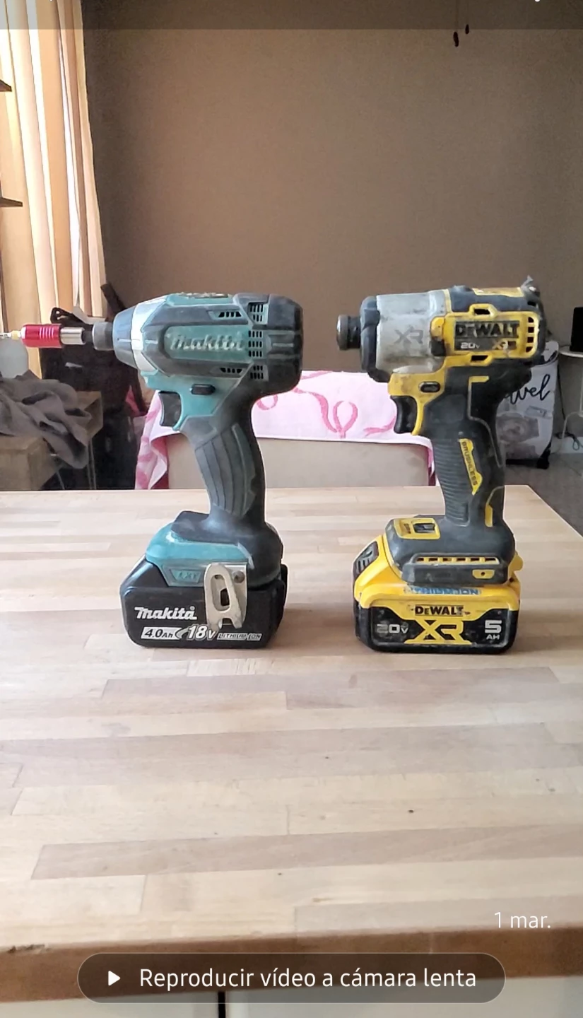Makita 18V Impact Driver and DeWalt 20V Impact Driver