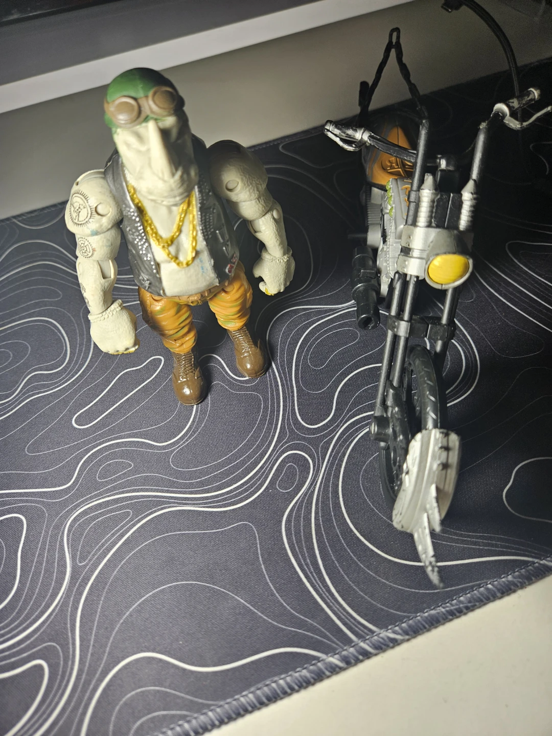 Mutant Ninja Turtle Baxter Stockman with Bike