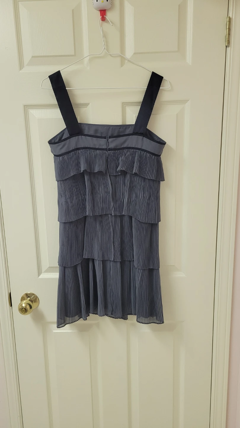 French Connection Tiered Pleated Dress Size 6 - photo 2
