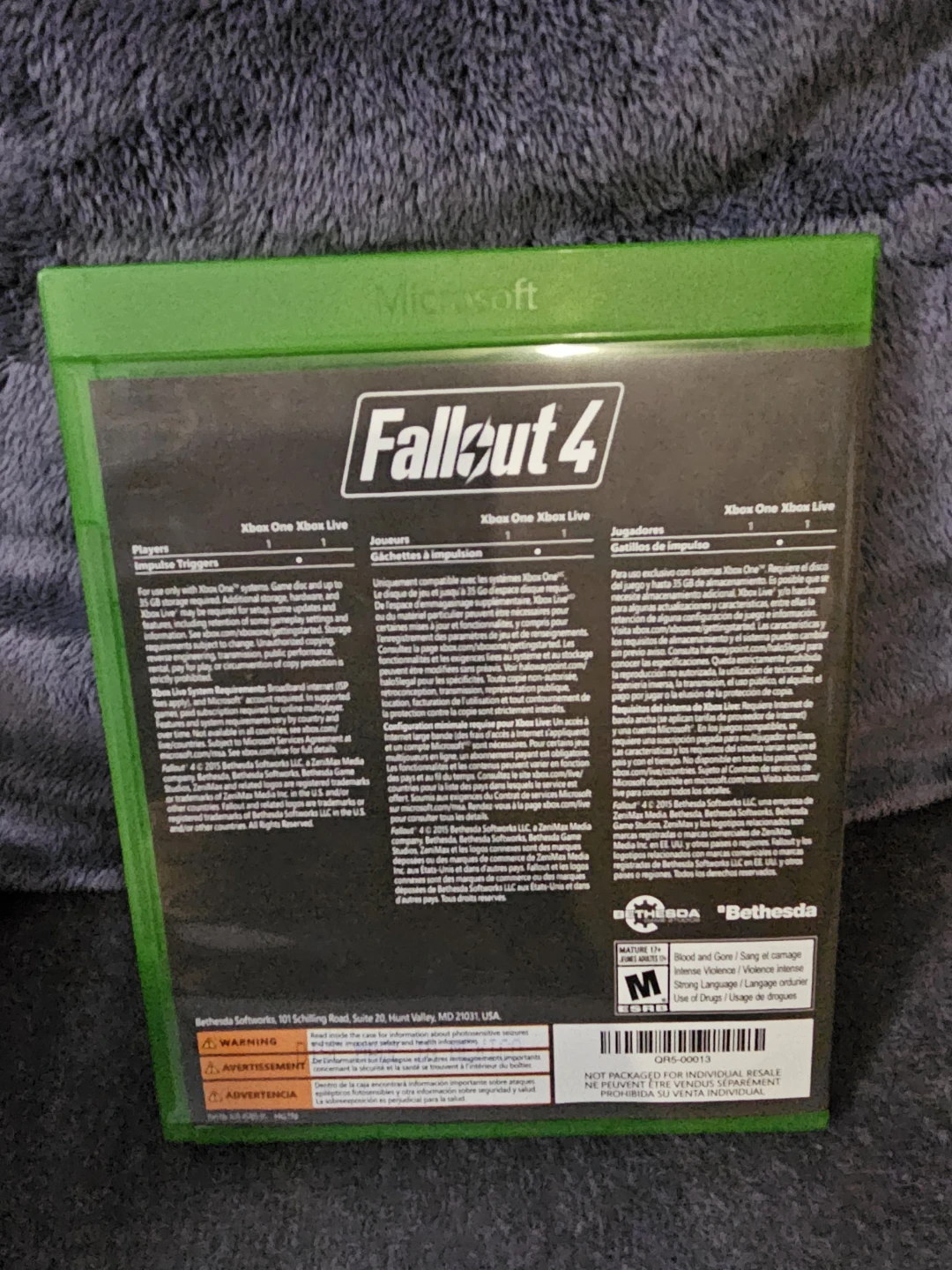 Fallout 4 Xbox One Video Game - photo 2