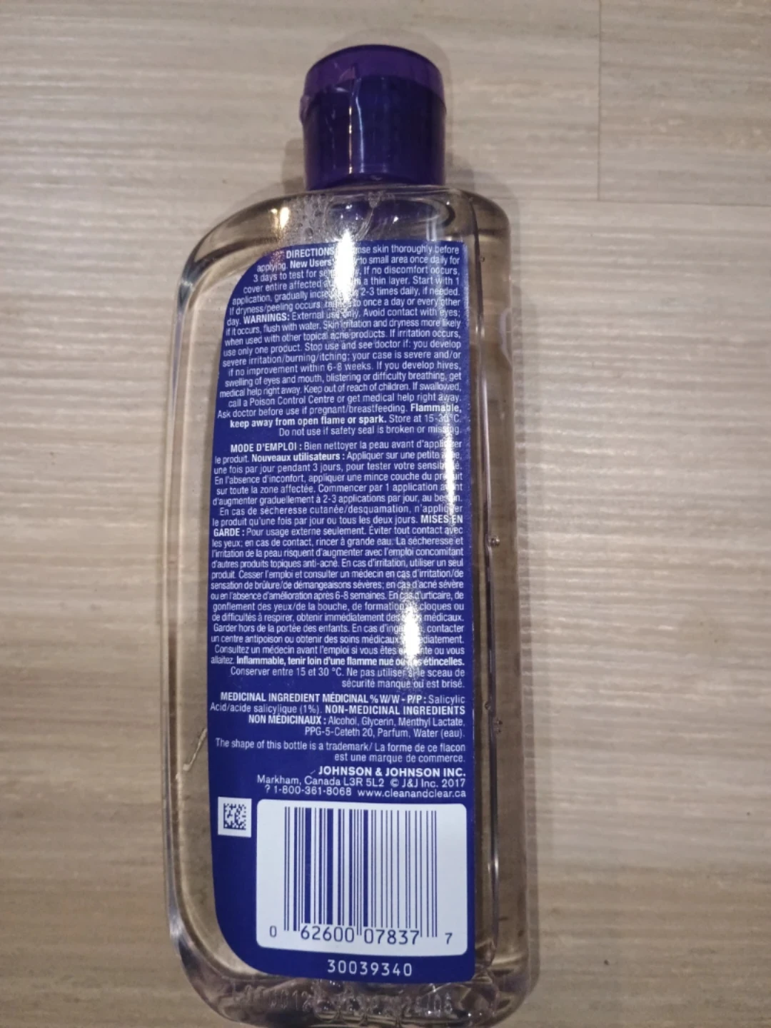 Clean & Clear Advantage Blackhead Clearing Astringent 235 mL - photo 3