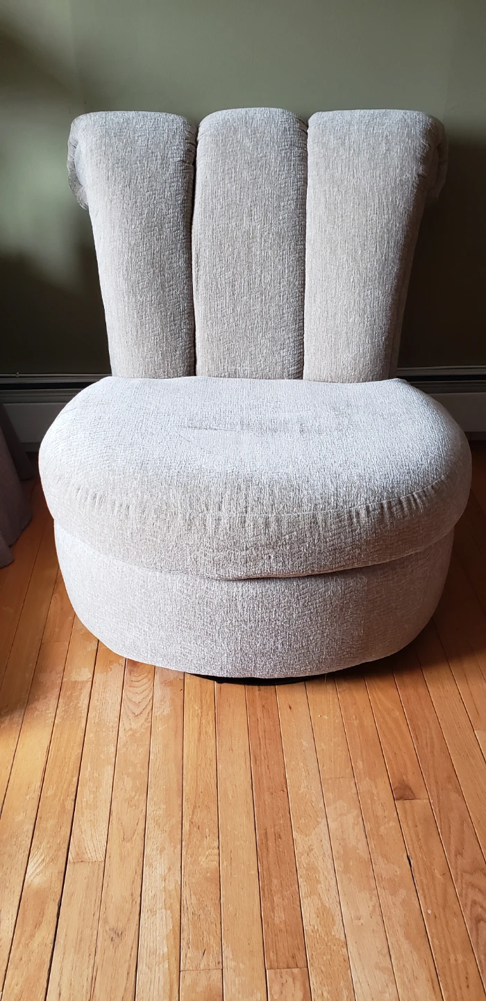 Channelback swivel accent Chair - photo 2
