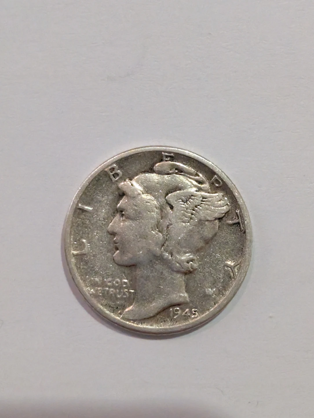 1945-D Silver Mercury Dime