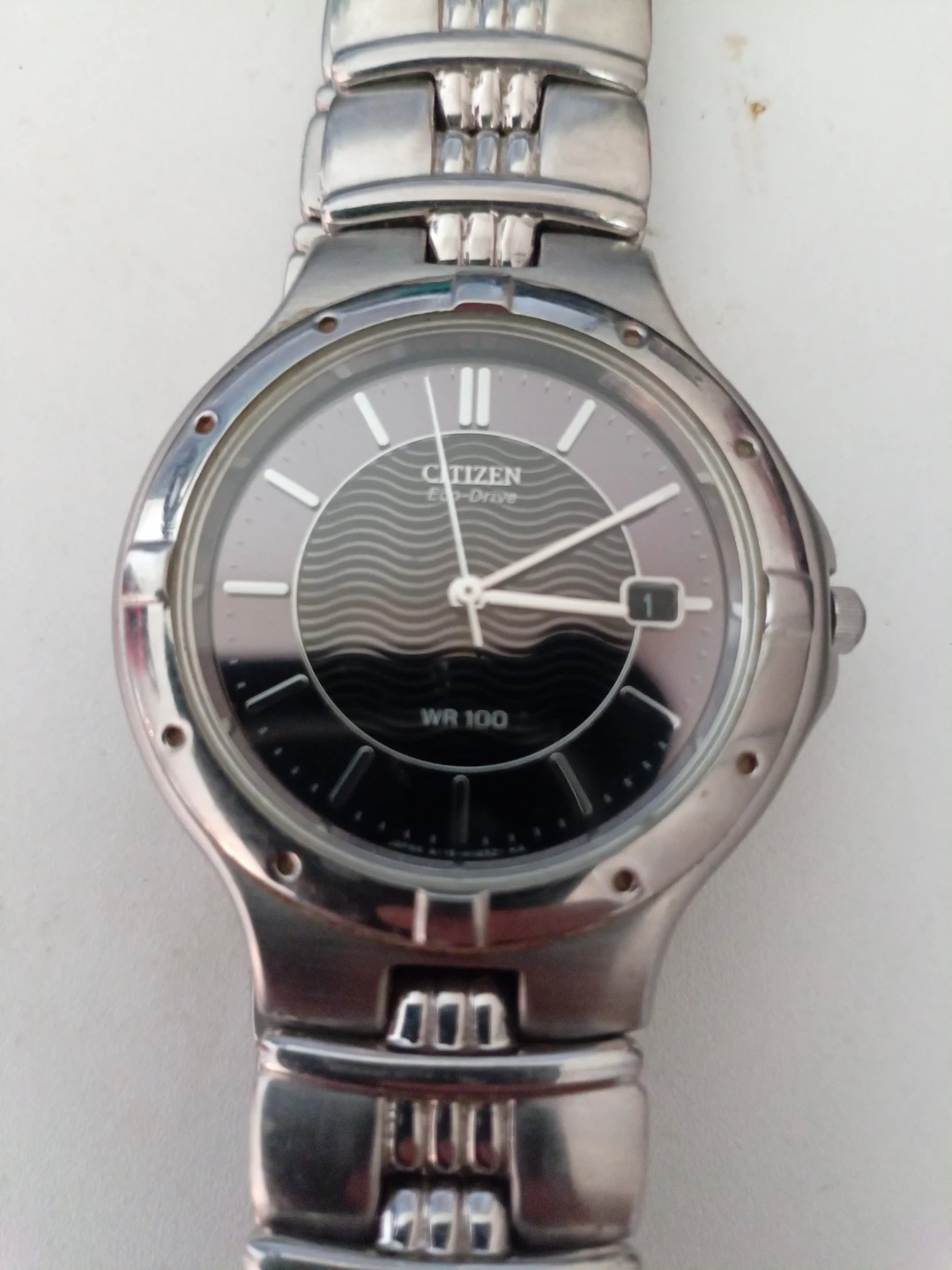 Citizen Eco-Drive WR100 Stainless Steel Watch