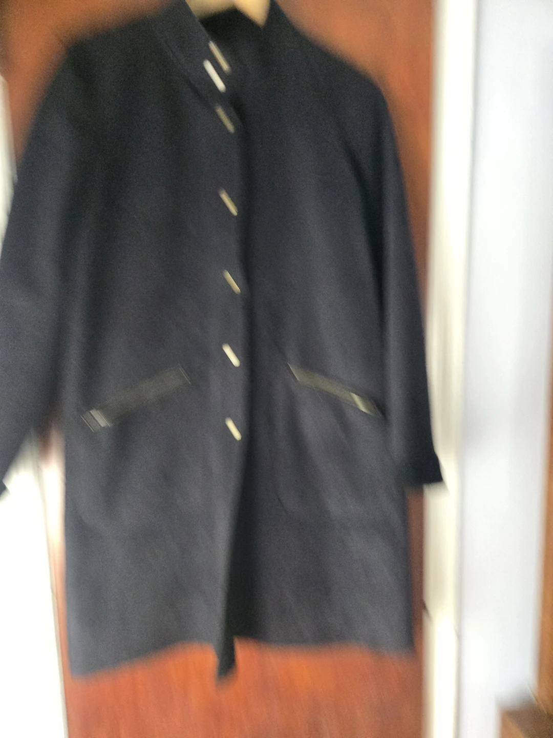 Herve Bernard by Bernard Holtzman Black Suede Coat - photo 3