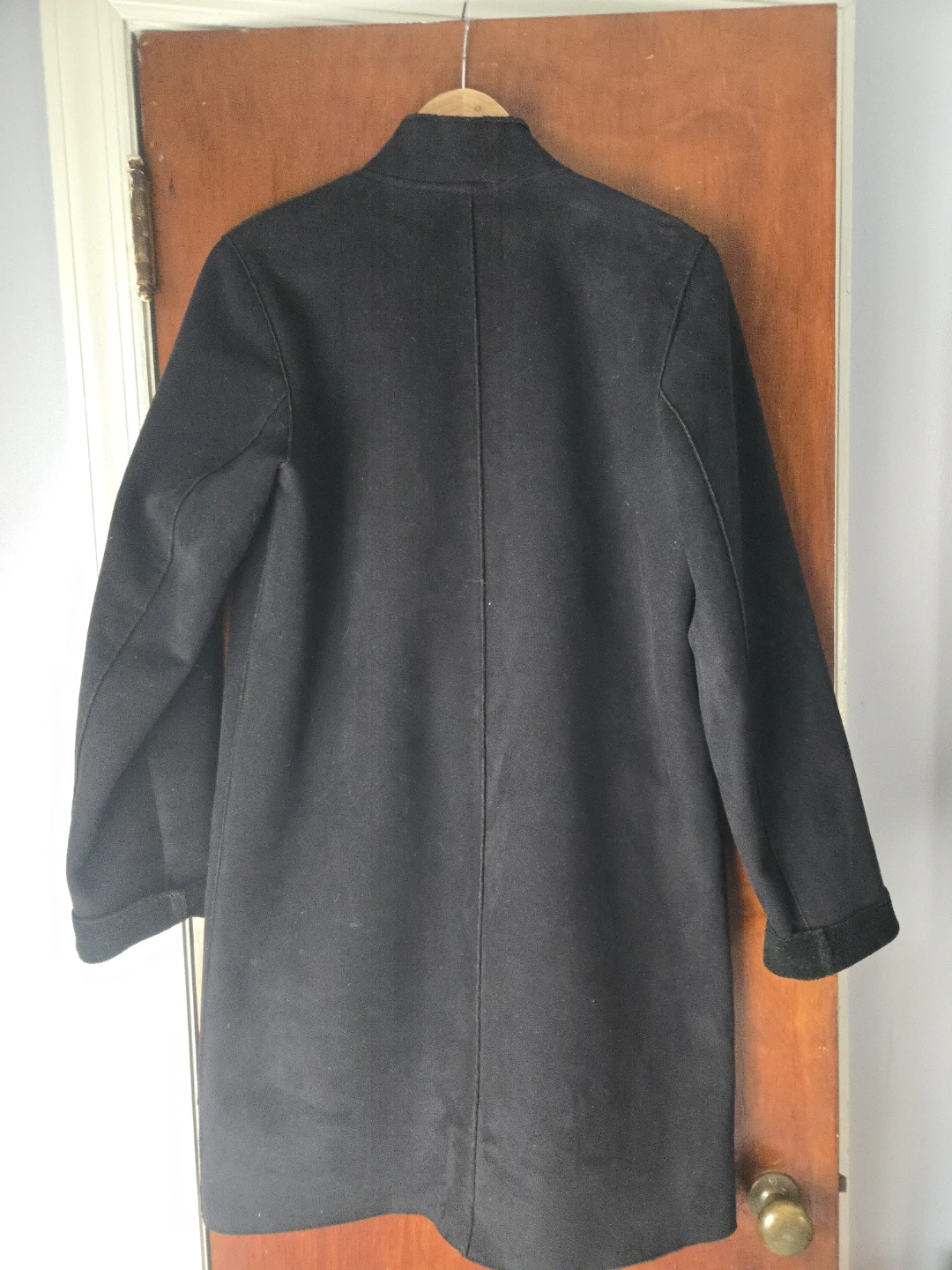Herve Bernard by Bernard Holtzman Black Suede Coat - photo 4