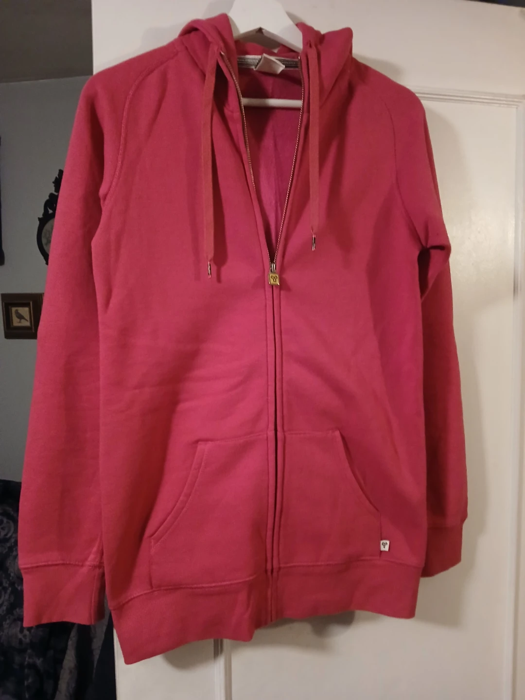 TNA Pink Zip-Up Hoodie - Size Small