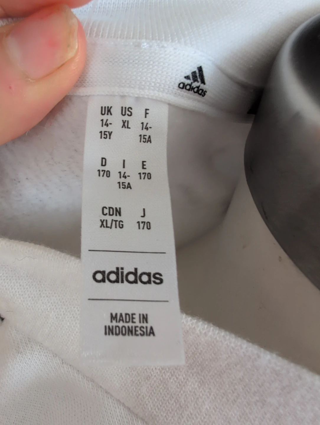 Adidas White Crewneck Sweatshirt - photo 5