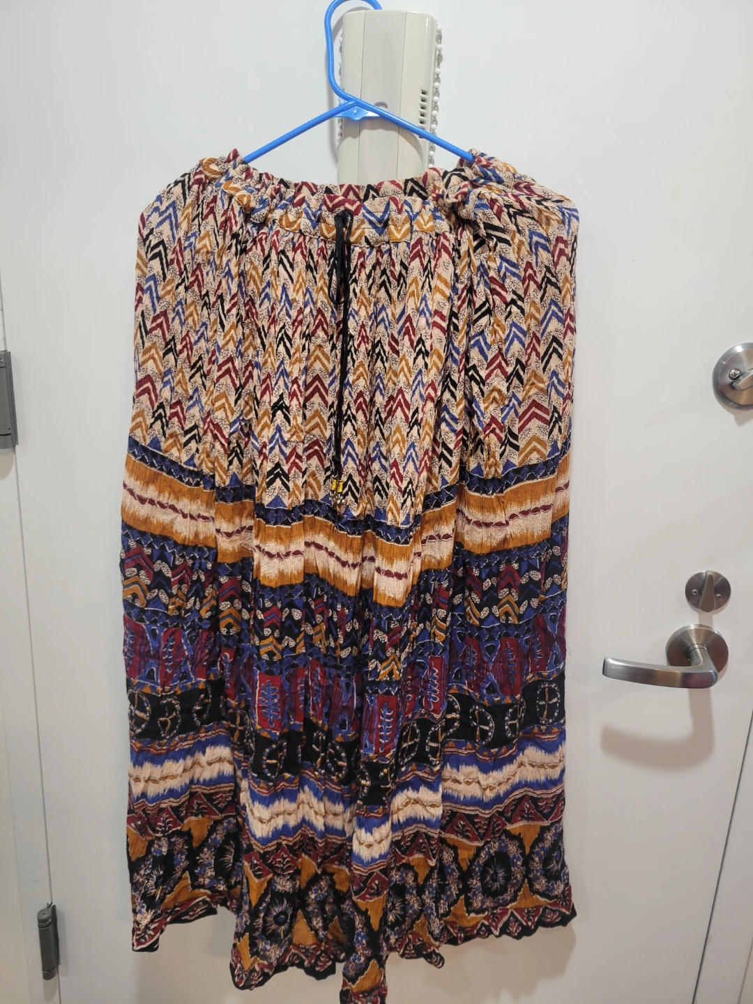 Sabrelle Women's Boho Print Maxi Skirt - Size L