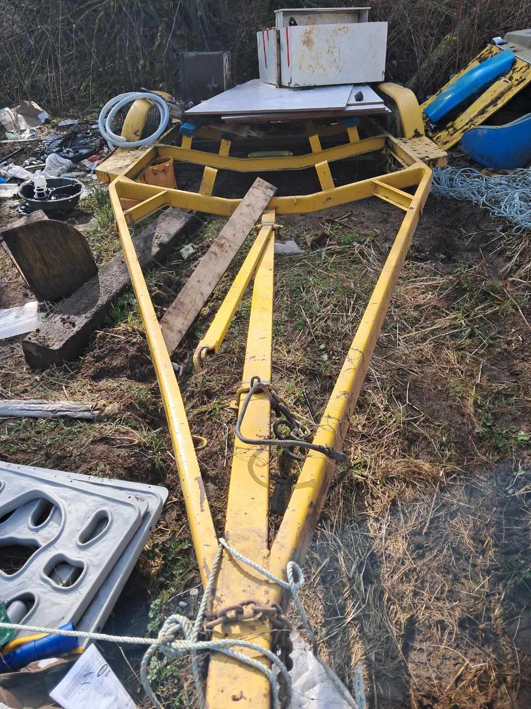 Yellow Boat Trailer - photo 2