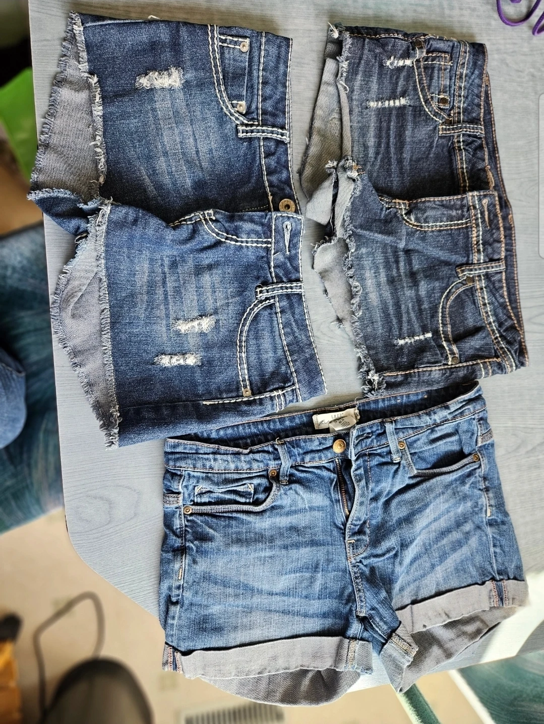 Lot of 3 Women's Denim Shorts