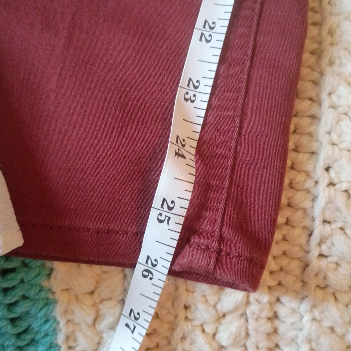 Democracy Women's Jeans Burgundy Size 10, and Monteau top - photo 3