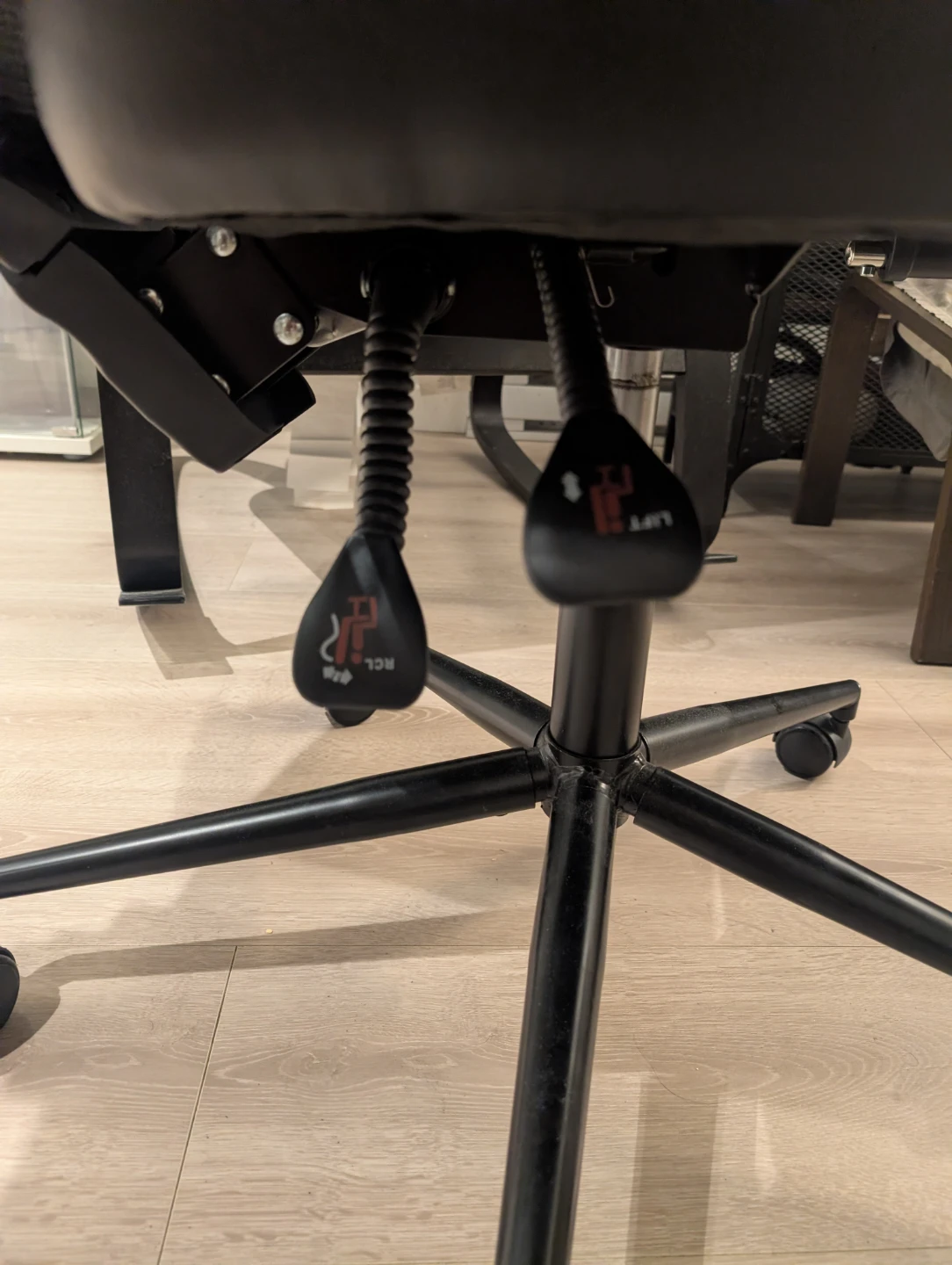 Black Ergonomic Office Chair with Footrest - photo 4
