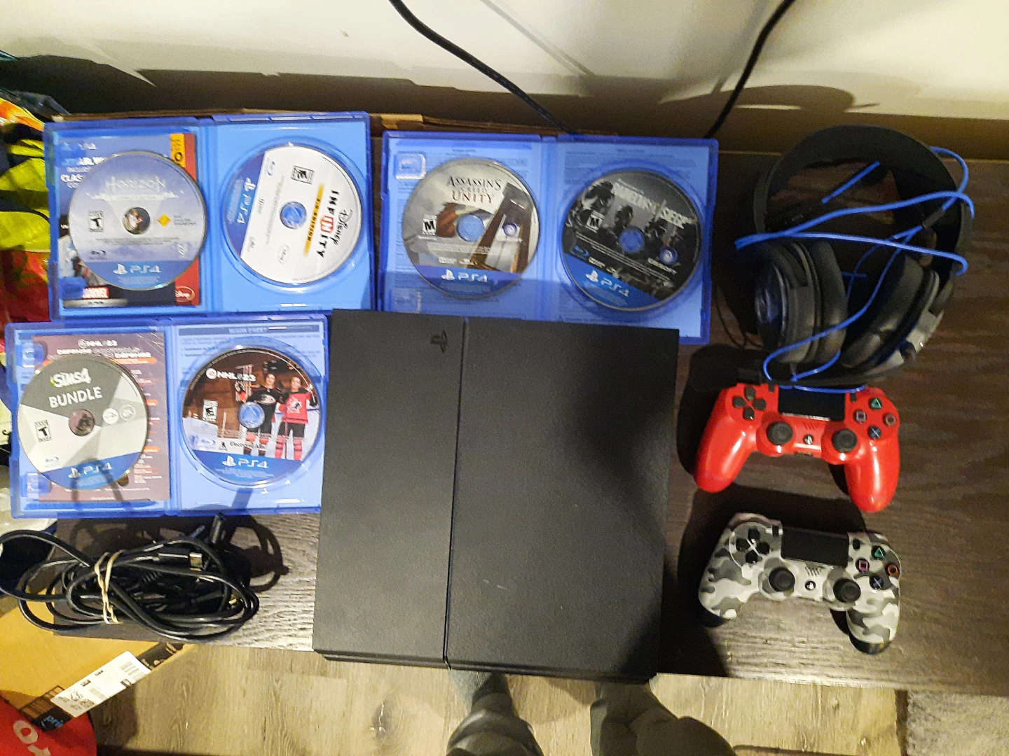 PlayStation 4 Console Bundle with Games & Controllers