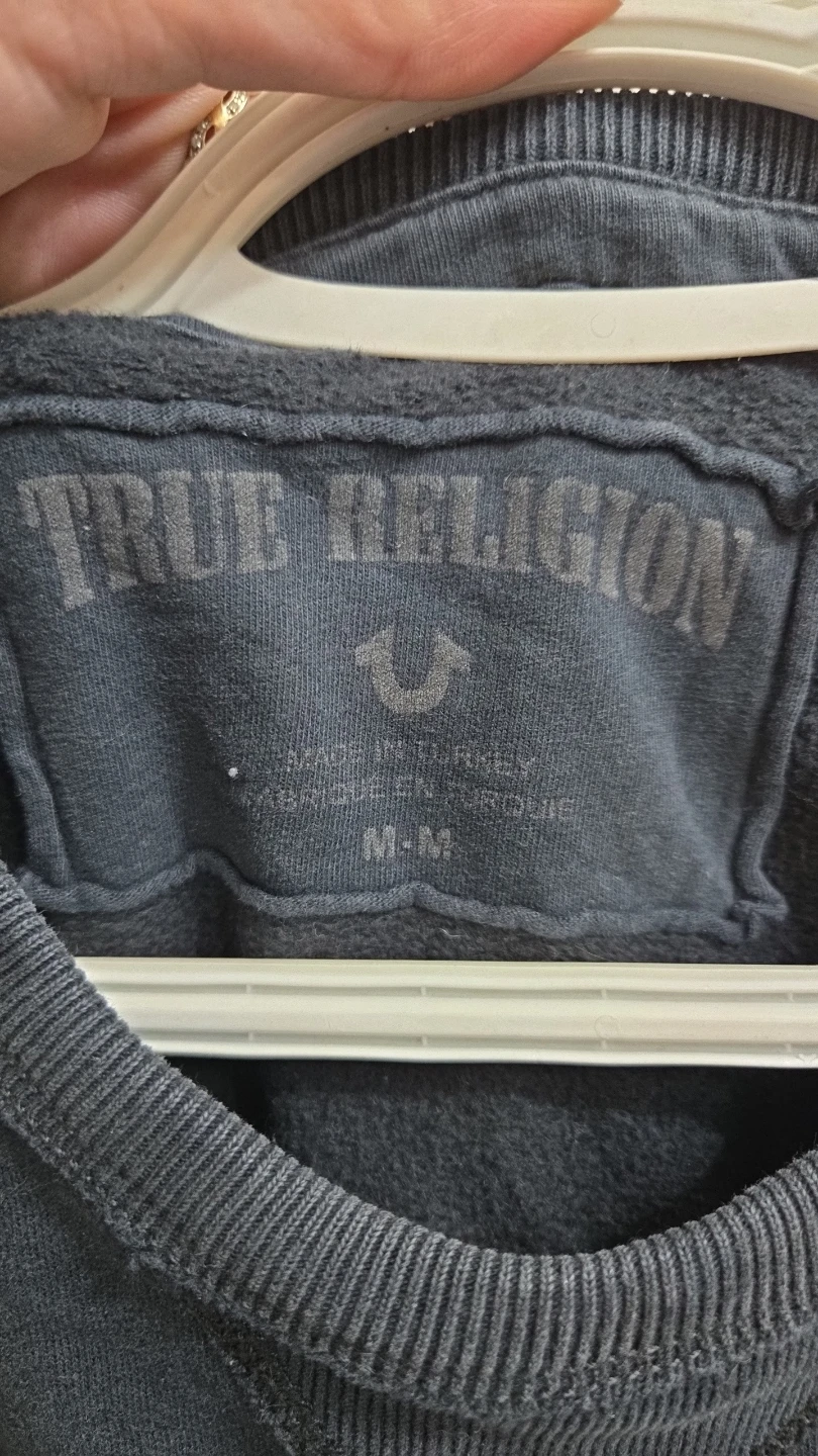 True Religion Buddha Graphic Sweatshirt M-M - photo 2