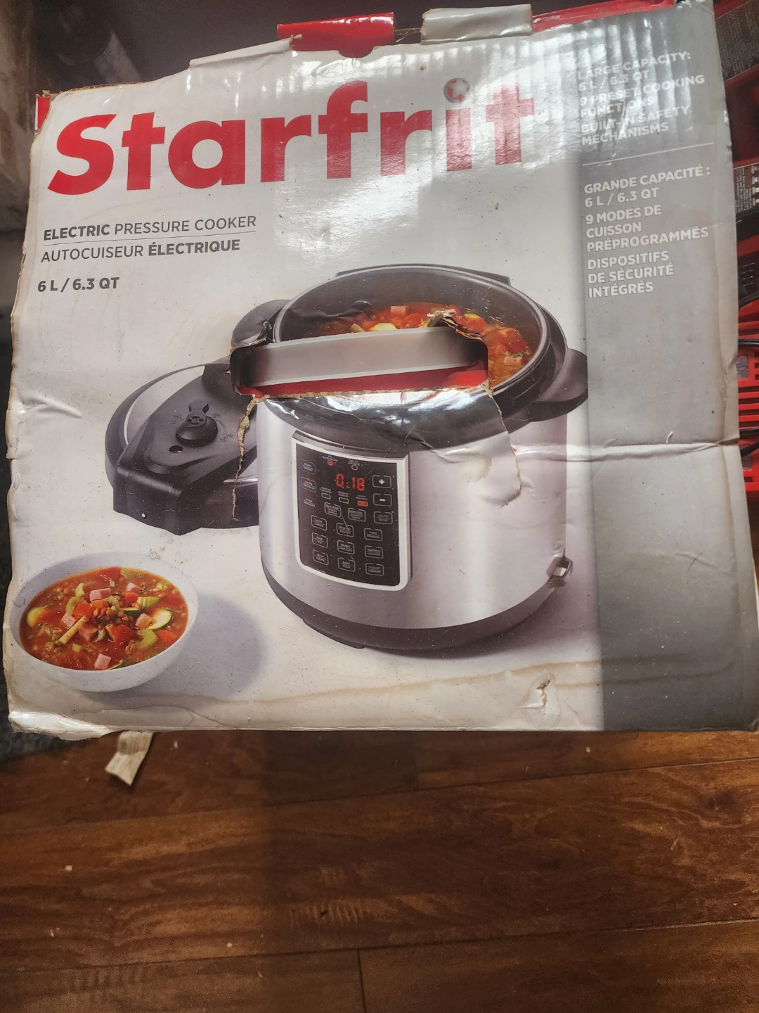 Starfrit Electric Pressure Cooker 6 L / 6.3 QT