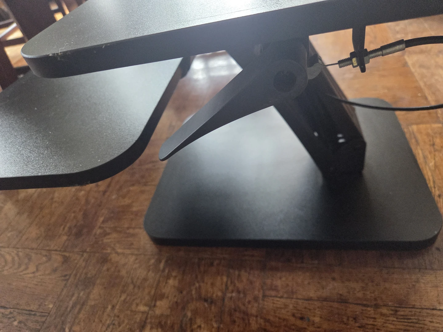 Black Adjustable Standing Desk Converter - photo 4