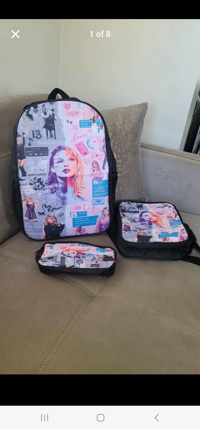Backpack 3 pieces set (new never used)
