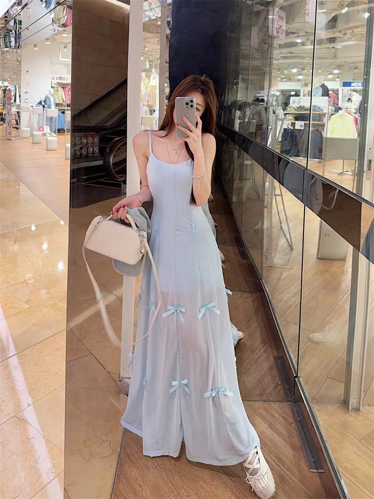 Convertible Light Blue Bow Dress - Brand New - photo 2