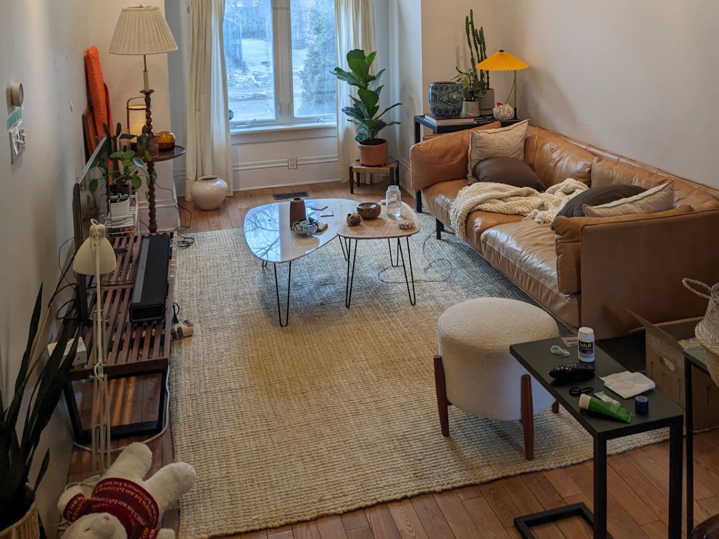 West Elm Jute Boucle Rug - Flax