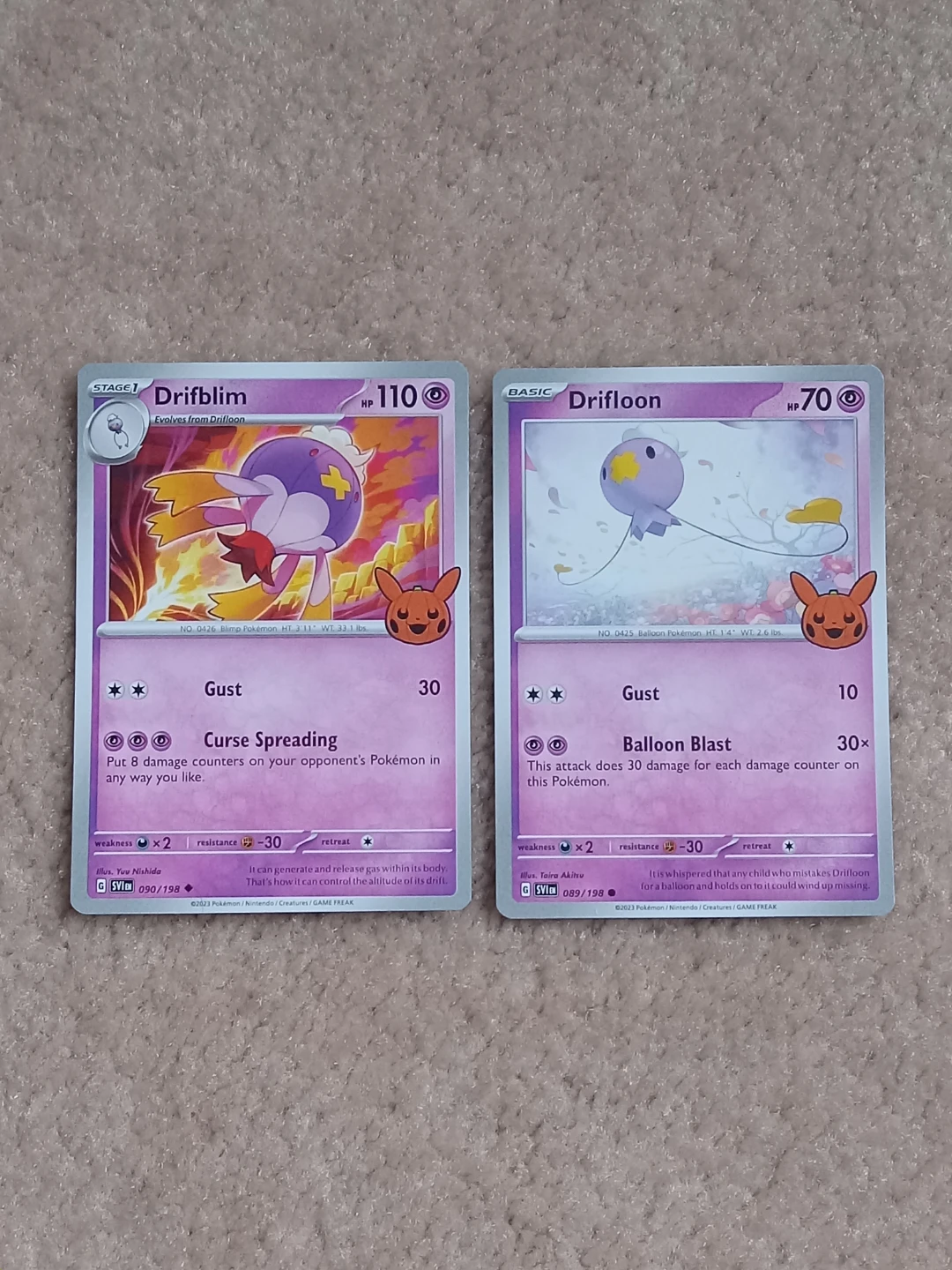 Pokemon TCG Cards - Drifloon and Drifblim Playset - photo 2