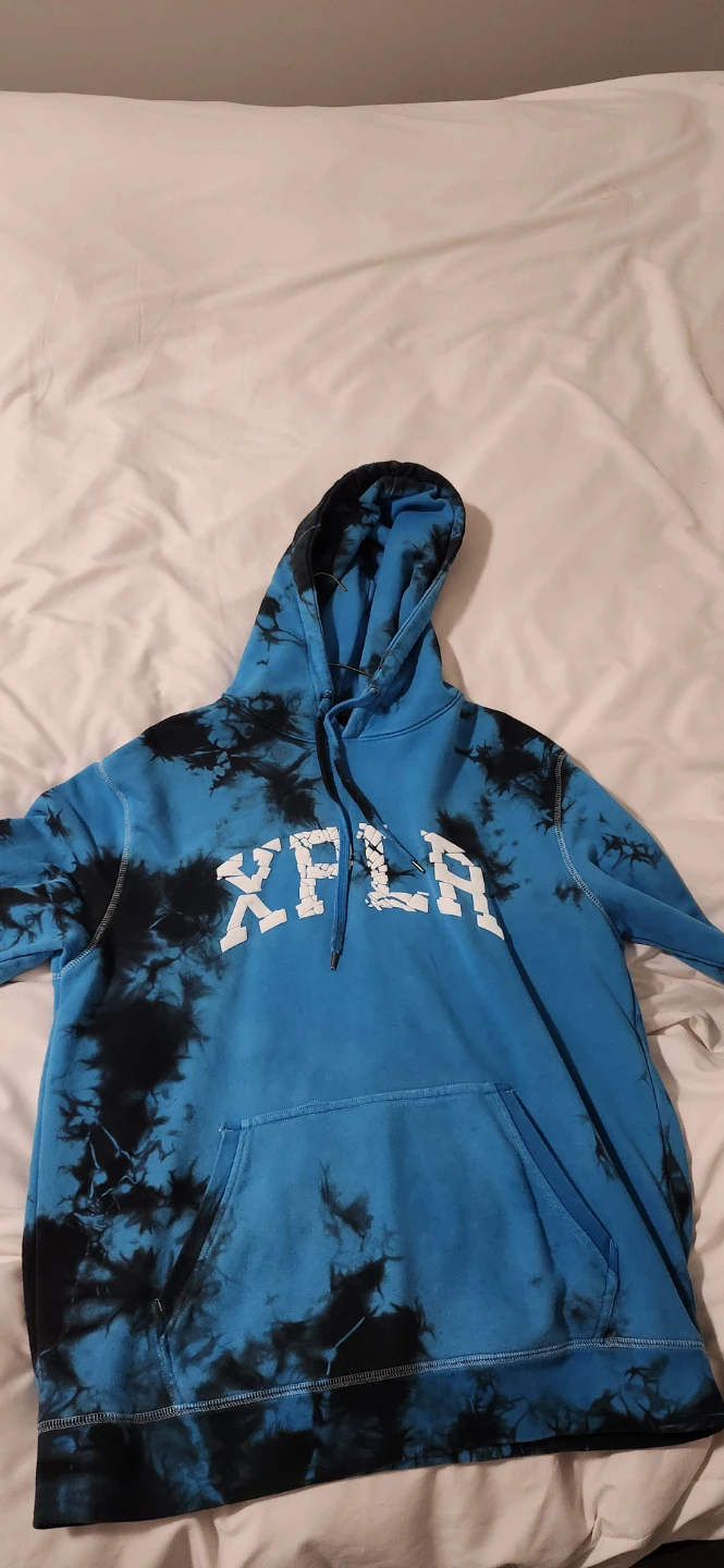 Sam & Colby Tie-Dye Hoodie Size L